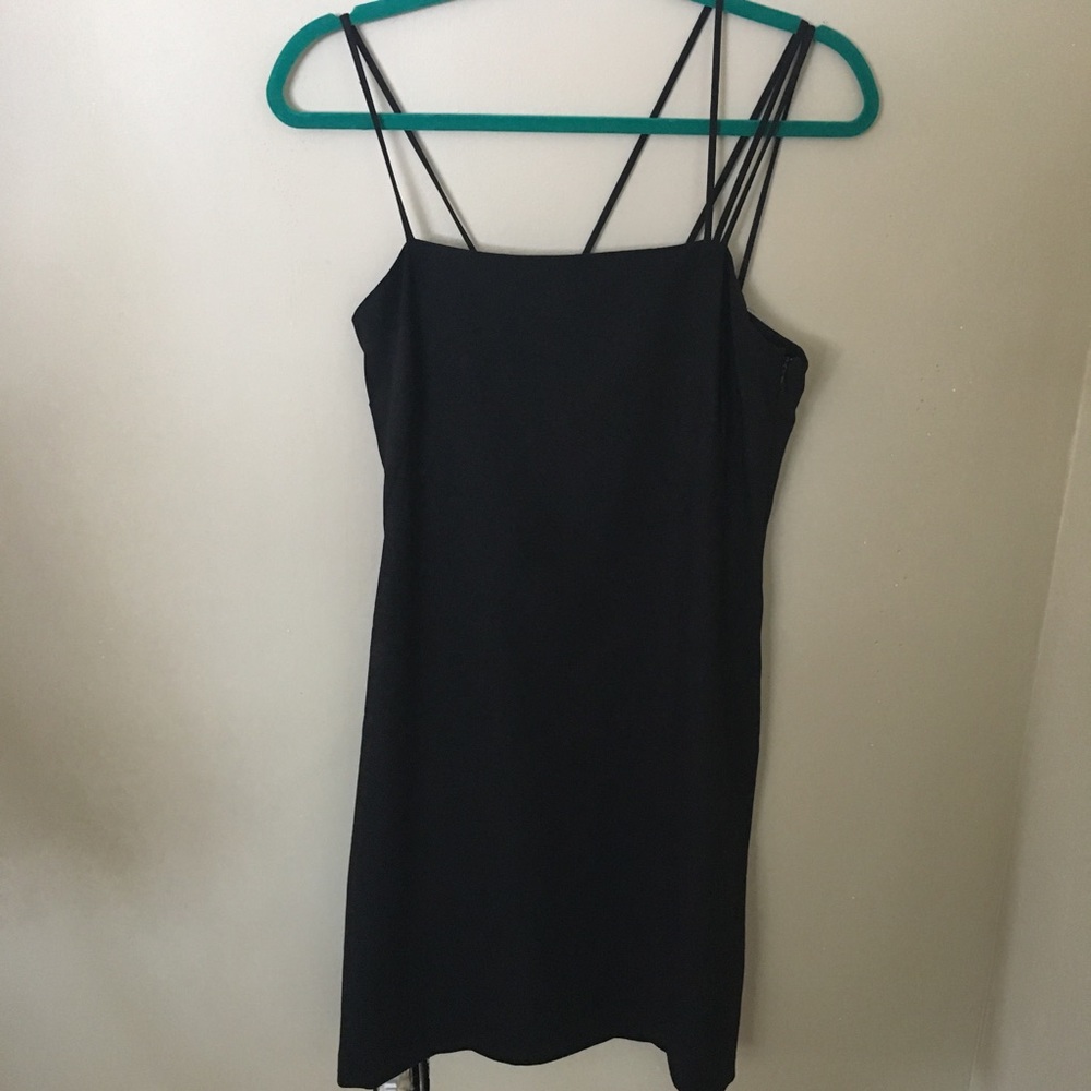 Black Strappy Cocktail Dress